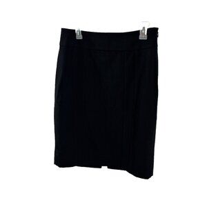 White House Black Market Womens Size 10 Skirt Black Pencil Career Office Wear